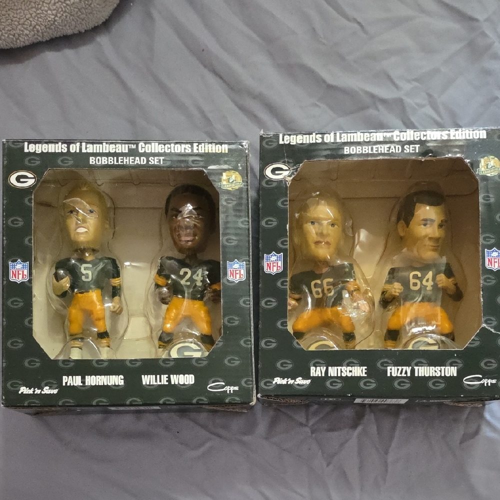 Legends of Lambeau Bobblehead Set